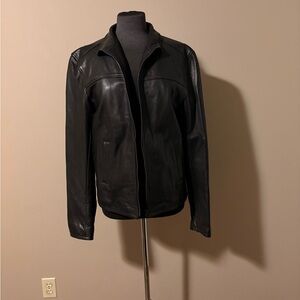 Danier Men's Black Leather Jacket